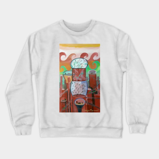 red city 2 Crewneck Sweatshirt by diegomanuel